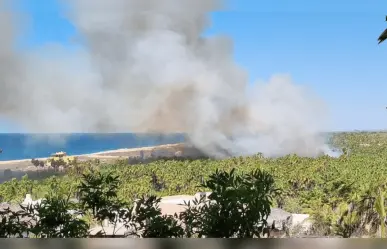 3 incendios en 72 horas: dos simultáneos en Palmar de Todos Santos