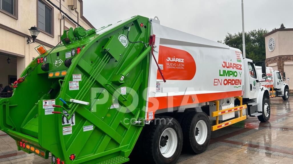 Estos son los nuevos camiones recolectores de basura en Juárez