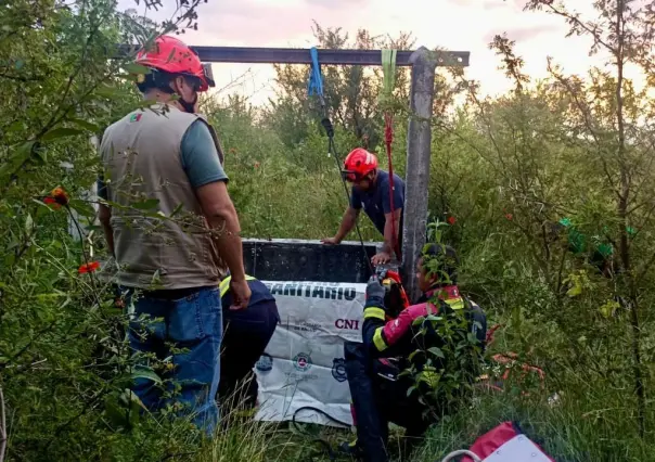 Rescata PC a mujer que permaneció 4 días dentro de un pozo de agua en Morelos