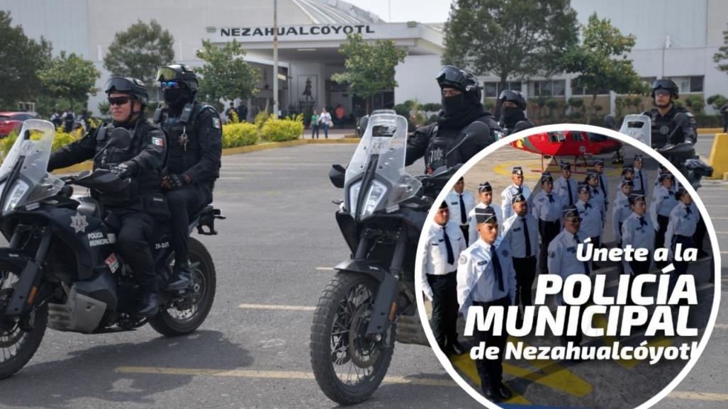 ¿Buscas trabajo? Abren convocatoria para policías en Nezahualcóyotl