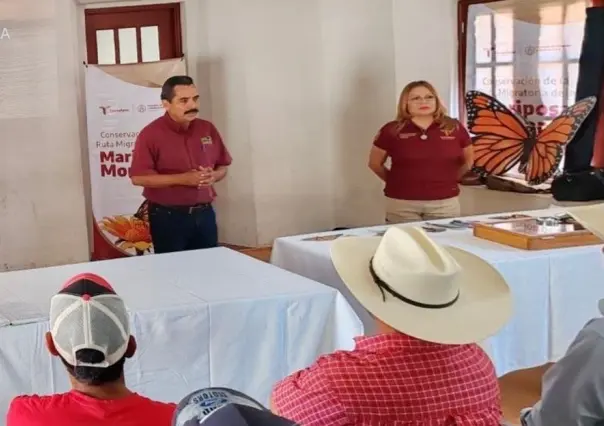 Capacitación para proteger a mariposa monarca: Ejidatarios se suman al esfuerzo