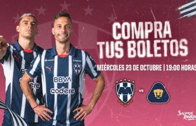 ¡Rayados va por la victoria ante Pumas este miércoles en el Estadio BBVA!