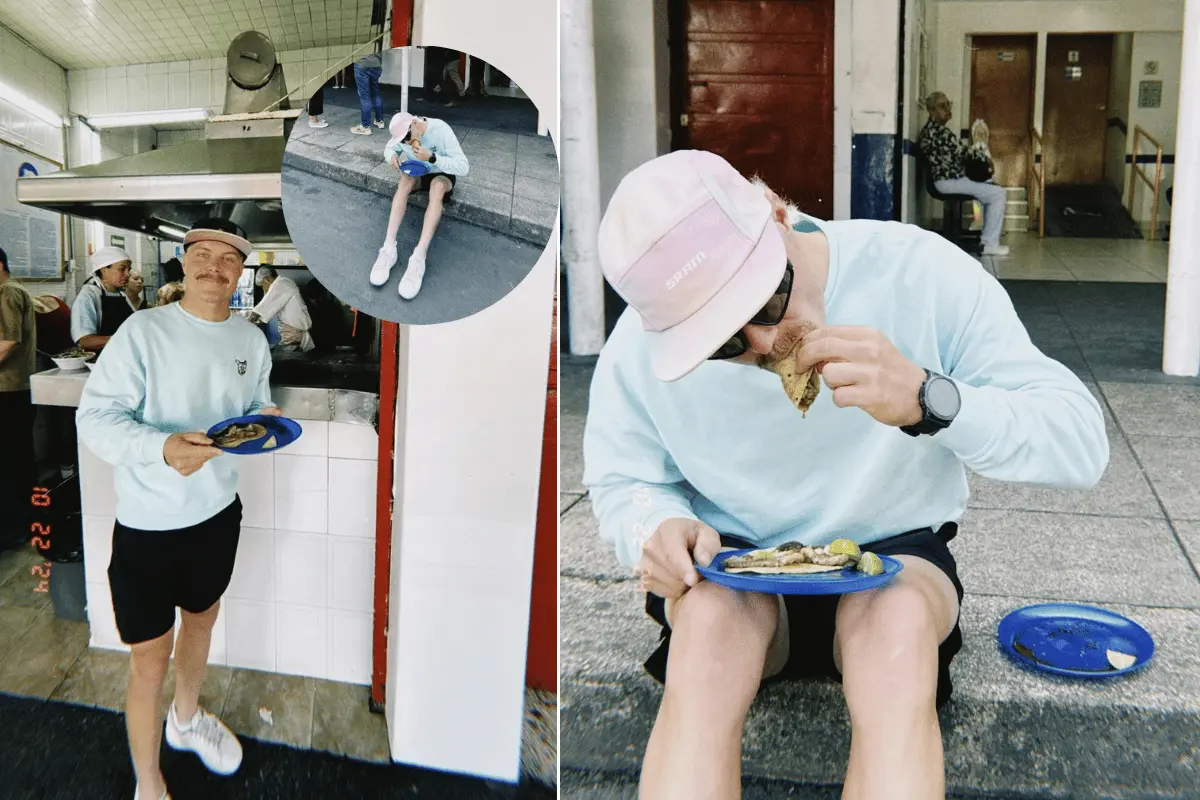 Como un verdadero aficionado de la gastronomía local, Bottas se sentó en la banqueta de la taquería para saborear un taco con salsa, carne y un toque de limón. Foto: Instagram.