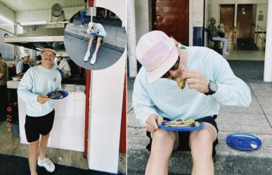 ¡Banquetero! Valtteri Bottas disfruta de los tacos en El Califa de León en CDMX