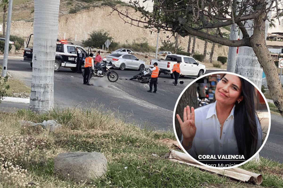 Vocera de Los Cabos atropella a policía en presunto estado de ebriedad