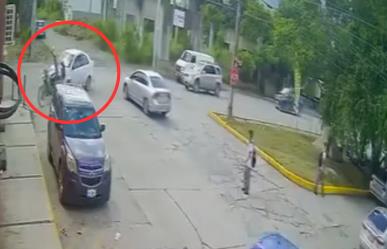 VIDEO: cámara capta accidente en el que motociclista perdió la vida en Victoria