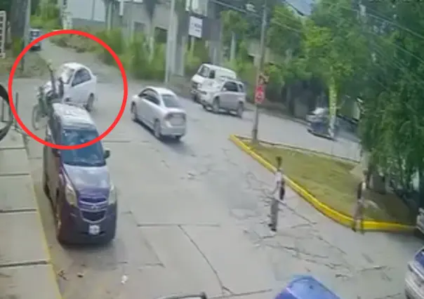 VIDEO: cámara capta accidente en el que motociclista perdió la vida en Victoria