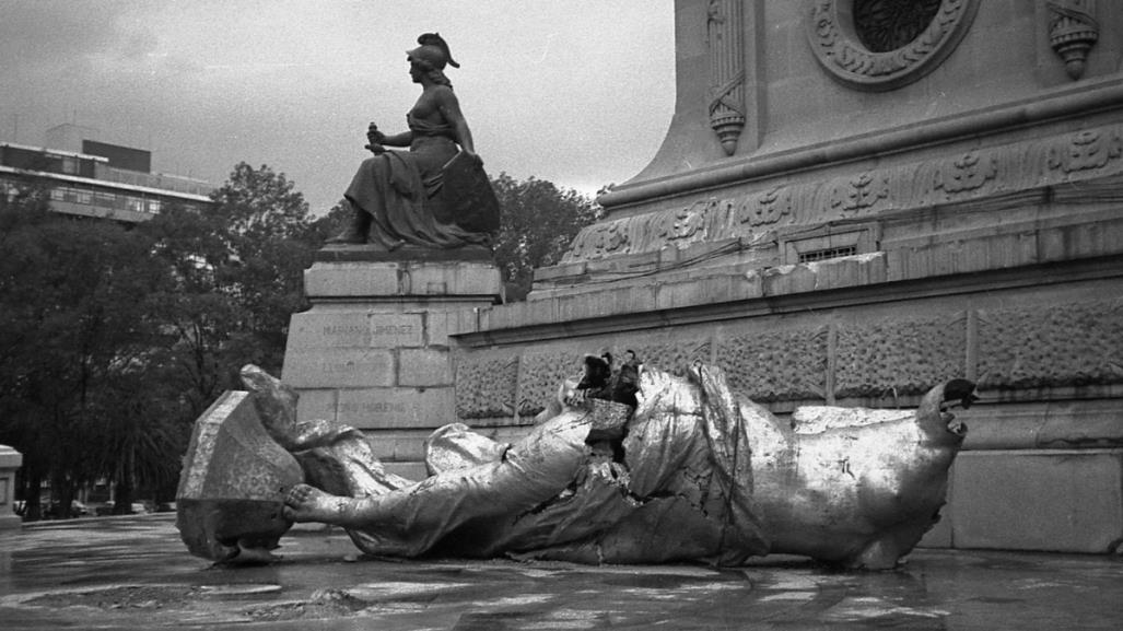 Ángel de la Independencia: La vez que se cayó (de verdad) en CDMX