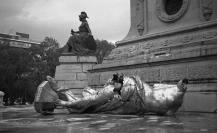 Ángel de la Independencia: La vez que se cayó (de verdad) en CDMX