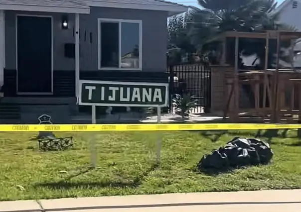 La decoración de Halloween que causa indignación en Tijuana