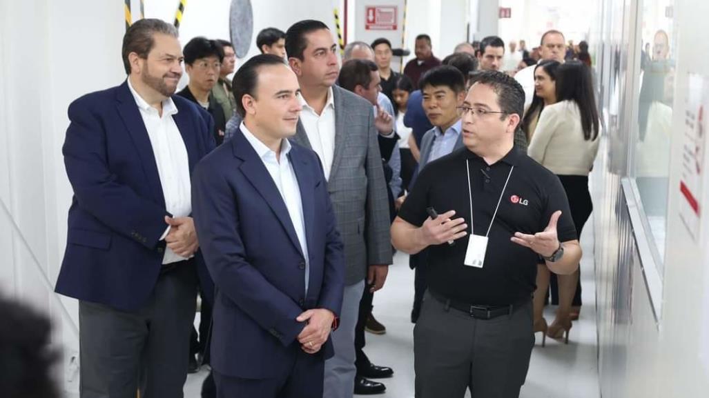 Manolo Jiménez inaugura planta LG en Ramos Arizpe, ¿de cuánto fue la inversión?