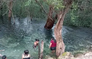 Ojo de agua en comisaria de Tizimín sorprende a habitantes (FOTOS)