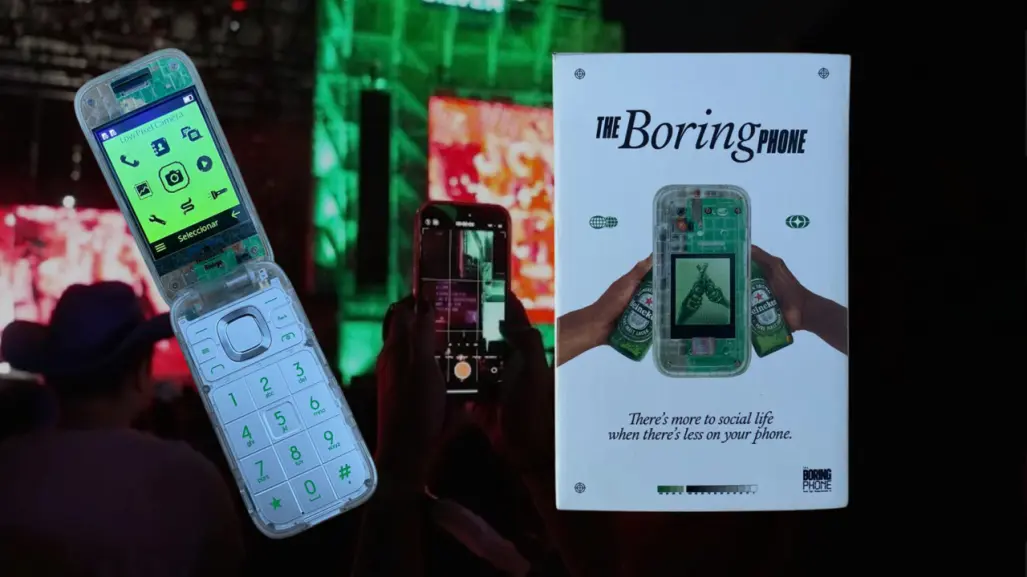 Heineken presenta teléfono, ¿qué es The Boring Phone?