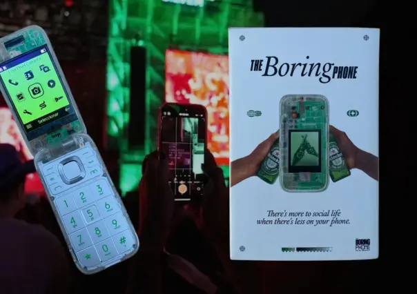 Heineken presenta teléfono, ¿qué es The Boring Phone?