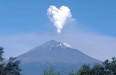 El Popo se enamora: Fumarola en forma de corazón sorprende a Puebla