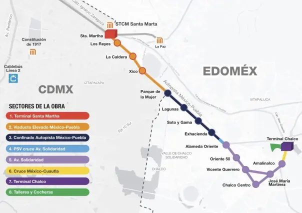 Terminal de Trolebús Elevado está casi lista, conectará CDMX y Edomex