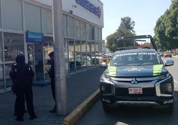 Asaltan bóveda de Banamex en Puebla