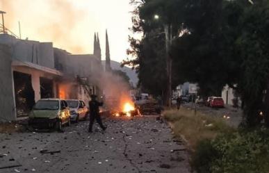 Estalla coche bomba afuera de Secretaría de Seguridad de Acámbaro, Guanajuato