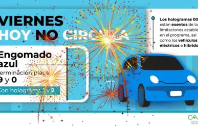 Este viernes 25 de octubre checa el Hoy no Circula y evita inconvenientes