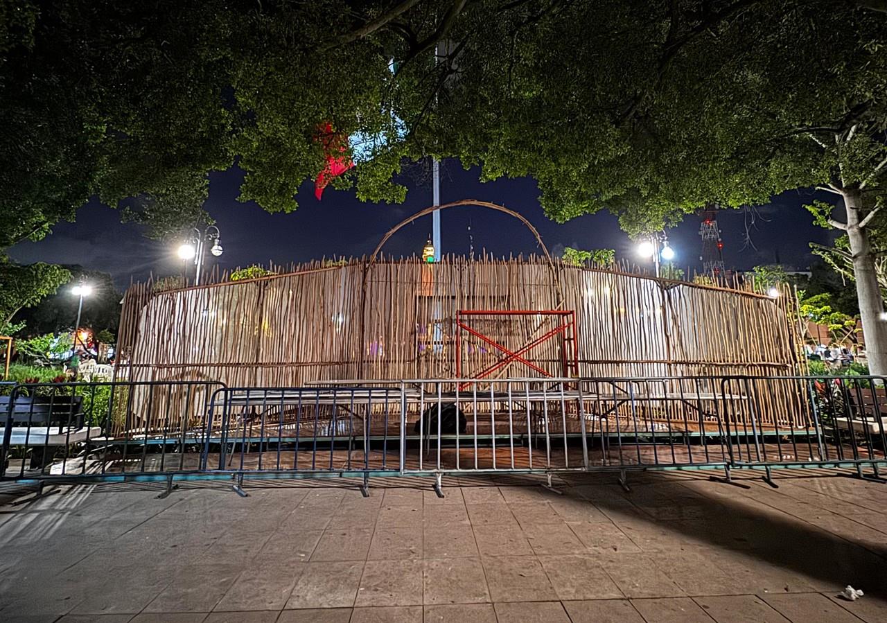 El altar monumental será punto de encuentro para las familias. Foto: Irving Gil