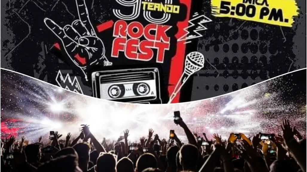 90teando Rock Fest, prepárate para este fin de semana en Ecatepec