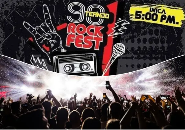 90teando Rock Fest, prepárate para este fin de semana en Ecatepec