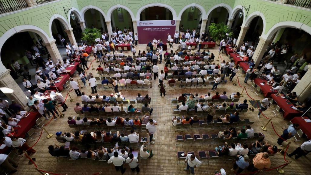 Palacio de Gobierno de Yucatán abre sus puertas: así fueron las audiencias