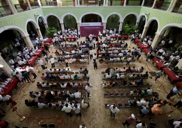 Palacio de Gobierno de Yucatán abre sus puertas: así fueron las audiencias