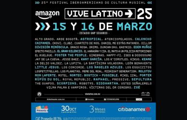 Vive Latino 2024: Scorpions encabeza lineup para festejar 25 años del festival.