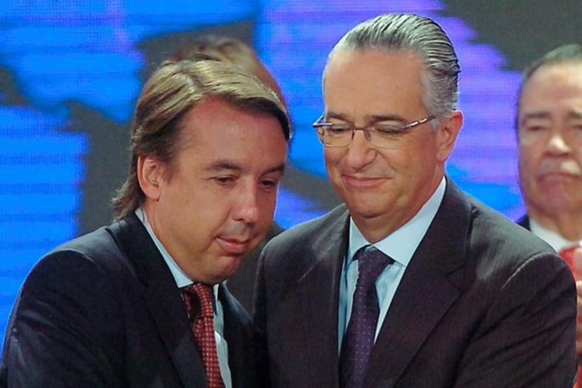 Emilio Azcárraga y Ricardo Salinas Pliego Foto: X(Twitter)@YosoyPedrero