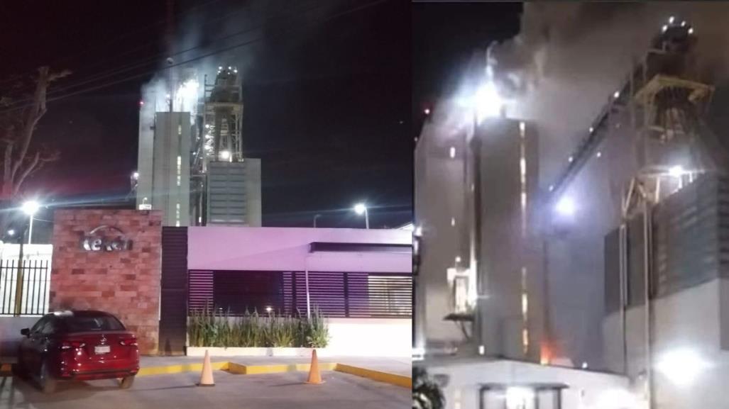 Incendio en la planta de Kekén en la vía Mérida-Umán ¿qué lo provocó?