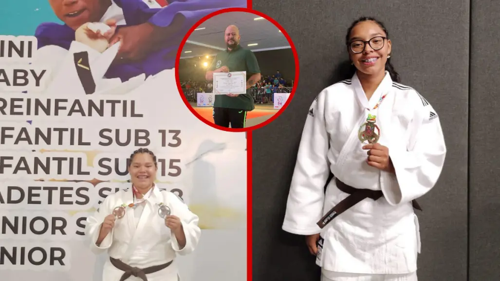 Judokas coahuilenses triunfan en el Torneo Nacional de Judo con cinco medallas