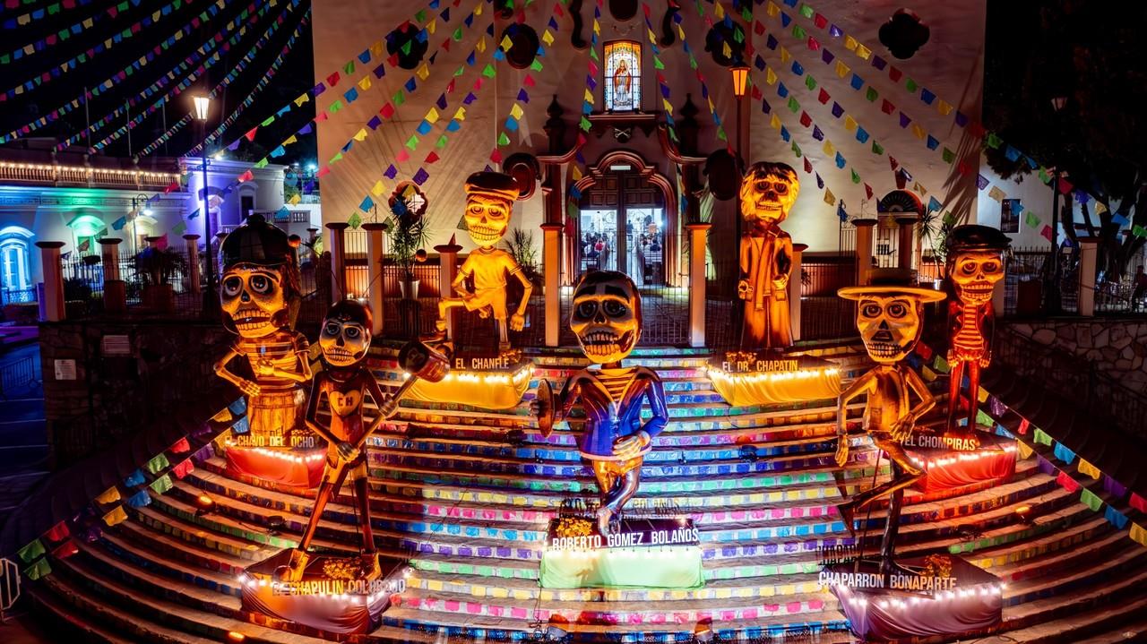 Considerado como el mayor festival de Día de Muertos en el noreste de México, “Altares de los Nuestros” ha atraído a cerca de 150 mil visitantes anualmente. Foto: Gobierno de Santiago.