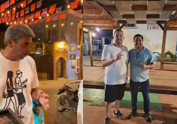 Elías Ayub y Julión Álvarez son captados de vacaciones en Baja California Sur