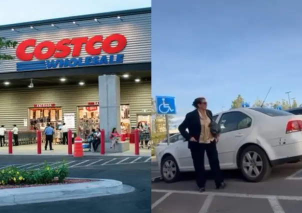 Mujer se estaciona en lugar para discapacidad en Costco; la apodan Lady Tacón