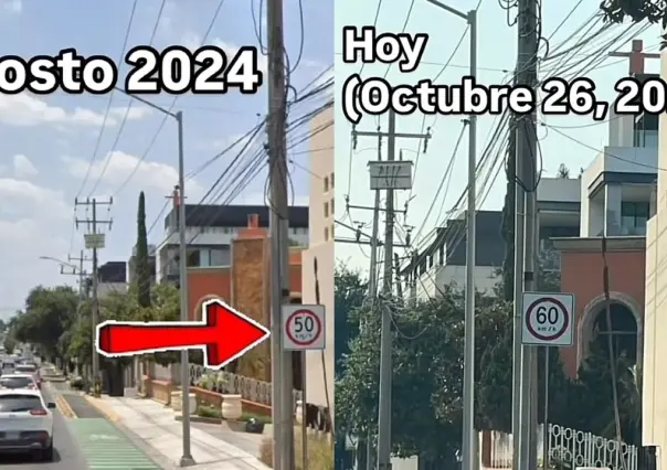 ¿Peligro para peatones?: Límite de velocidad en Alfonso Reyes sube a 60 km/h