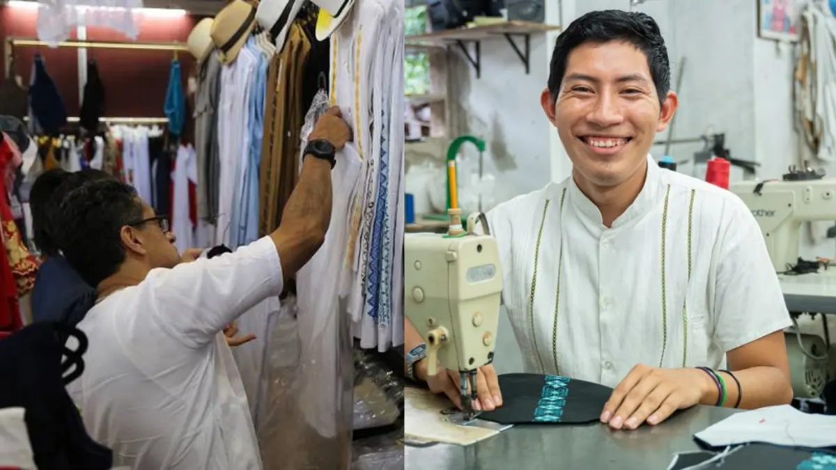 Más del 70% de las familias están relacionadas con la producción de guayaberas Foto: Cortesía