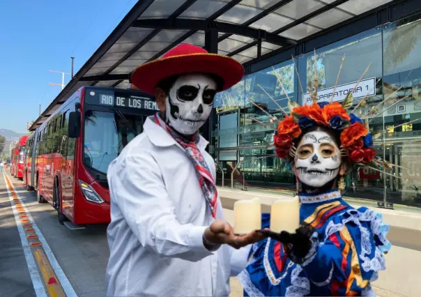 Metrobús CDMX: Estaciones cerradas y cambio de rutas por Procesión de Catrinas