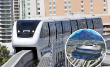 Avanza construcción del monorriel en Monterrey con miras al Mundial 2026