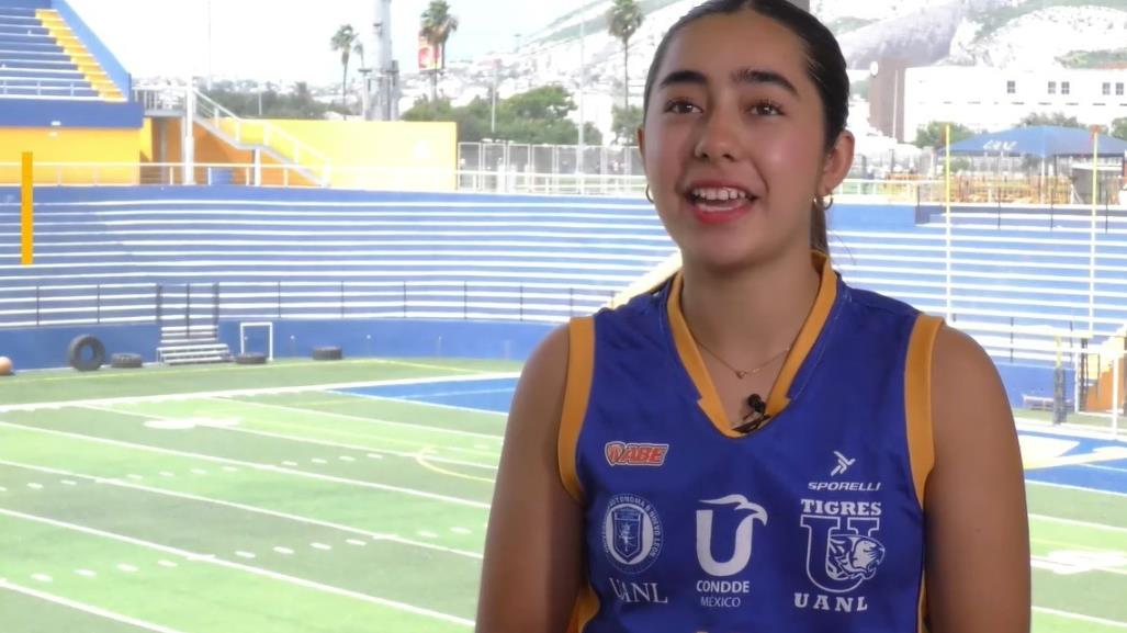 UANL: Marie García de foránea a promesa del basquetbol