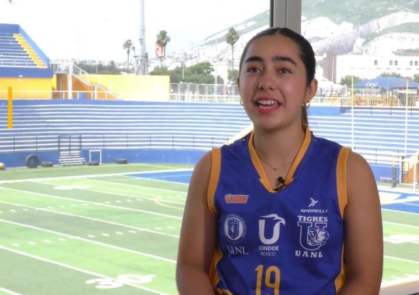 UANL: Marie García de foránea a promesa del basquetbol