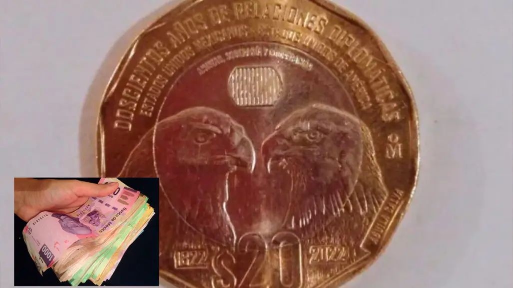 Recibe más de 5 millones de pesos por esta moneda conmemorativa de 20 pesos