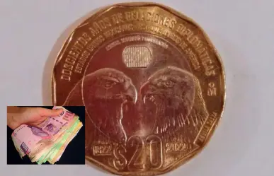 Recibe más de 5 millones de pesos por esta moneda conmemorativa de 20 pesos