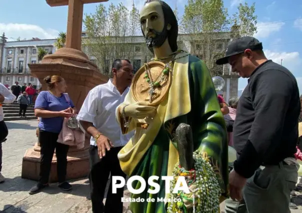 San Judas Tadeo; entre la fe y el agradecimiento, los fieles llegan a Toluca