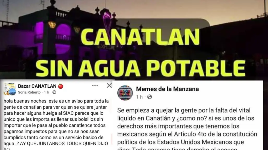 Sin agua Canatlán: llevan hasta 15 días sin una gota