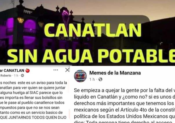 Sin agua Canatlán: llevan hasta 15 días sin una gota