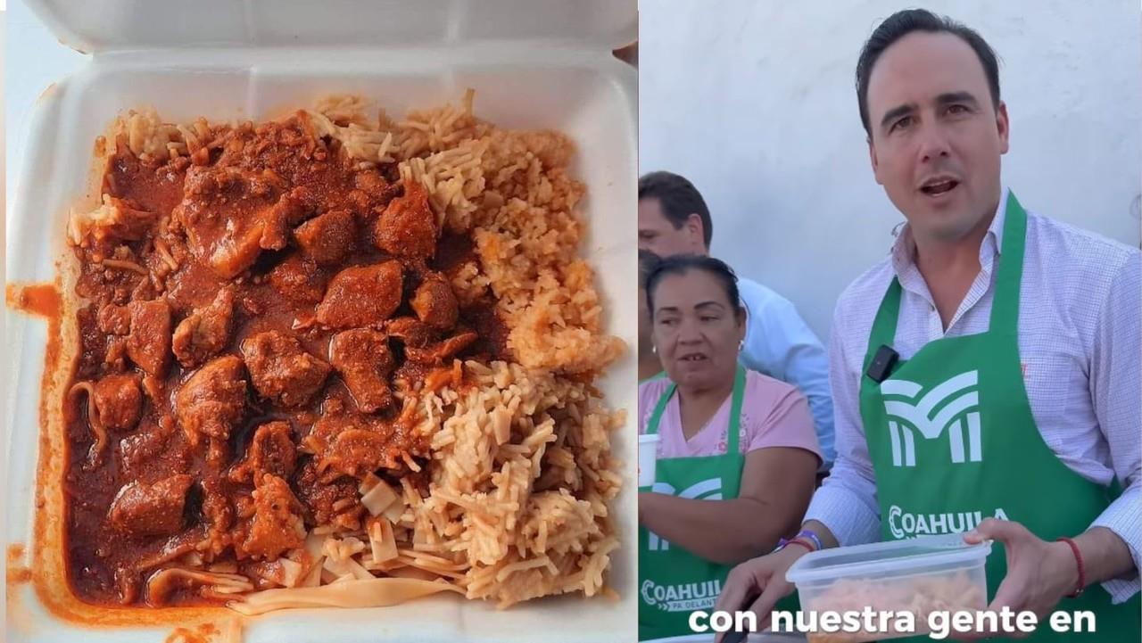 El gobernador Manolo Jiménez ofreció una reliquia en la colonia Nueva Laguna Norte. (Fotografía: Manolo Jiménez)