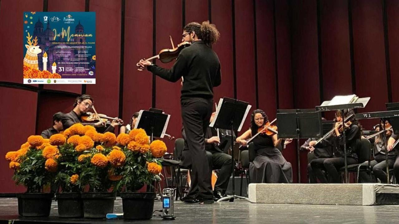 La entrada al concierto In Memoriam de la OFiT es gratuita. Foto: Secretaría de Cultura y Turismo de Edomex