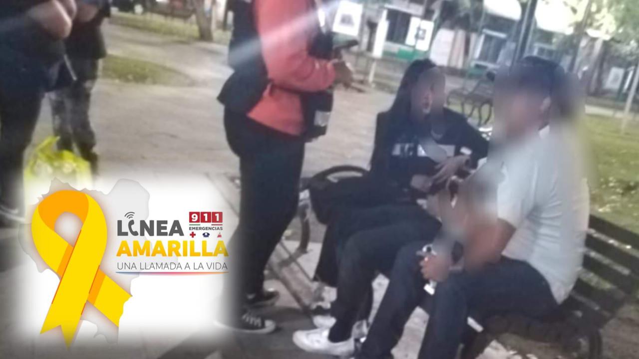 El programa Línea Amarilla implementado por la Secretaría de Seguridad Pública, es el encargado de brindar ayuda a las personas que sufren crisis de ansiedad. Foto: SSP Durango.