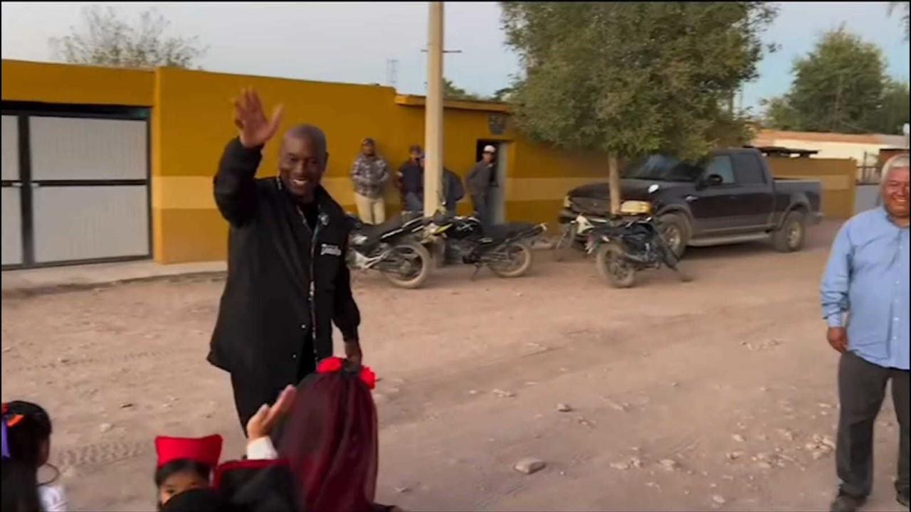 Tyrese Gibson actor que participa en la saga de películas Rápido y Furioso se encuentra en Durango filmando, y ha compartido a través de sus redes sociales parte de sus actividades en su visita. Foto: Instagram/ @tyrese.